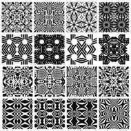 Monochrome seamless patterns design