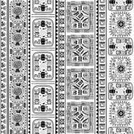 Tribal ethnic seamless pattern N7