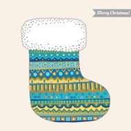 Christmas decorative stocking for gifts