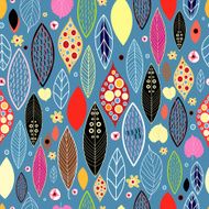 seamless pattern of colorful autumn maple leaves N2