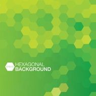 simple colorful background consisting of hexagons