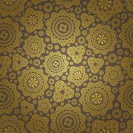 Gold indian seamless