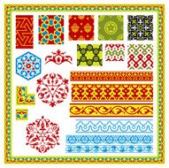 Oriental patterns and ornaments