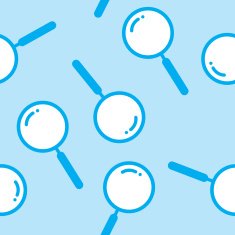 Magnifying Glass Pattern Stylized N2