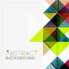 Abstract geometric background Modern overlapping triangles N2