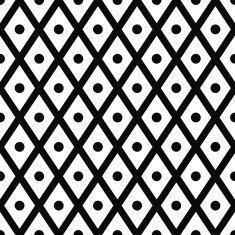 black and white rhombus background