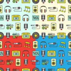 Musical seamless pattern N2