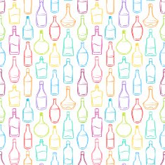 Seamless colored bottles