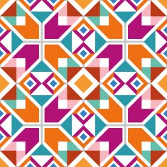 Geometric seamless pattern N161