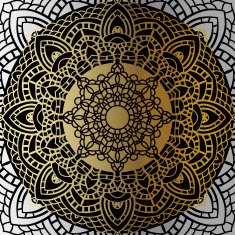 Vintage Gold mandala