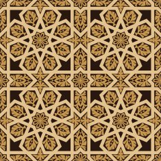 Taza Seamless Pattern Two