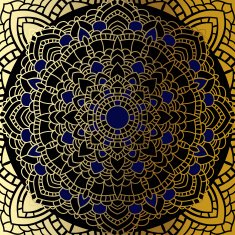 Vintage Gold mandala N3