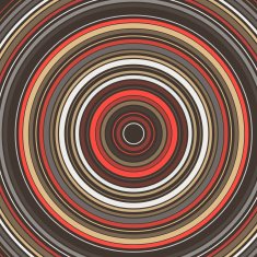 Mechanic Concentric Circle Abstract Pattern