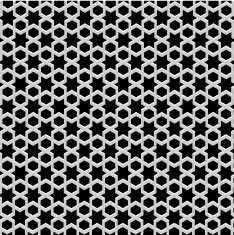 Black and white arabic seamless pattern