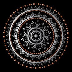 Silver mandala N7