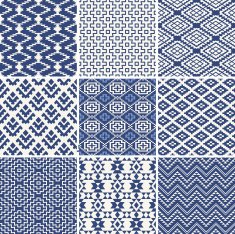 Seamless background set - mexican theme