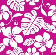 Seamless Tropical Pink Bikini Pattern