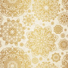 Vector seamless pattern with circle ornaments N2