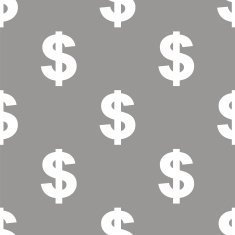 Dollar seamless pattern