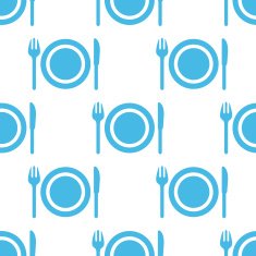 Plate seamless pattern