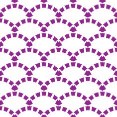 Vector Abstract Scalop Seamless Pattern