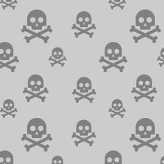 Skull seamless pattern