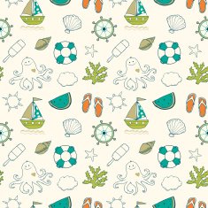 Summer sea cute pattern
