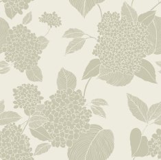 Seamless pattern with flowers lilac N6