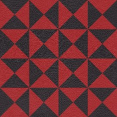 Abstract triangle pattern - different colors leather surface