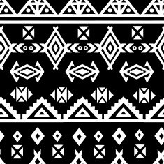 Aztec seamless pattern N67
