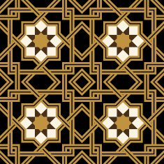 Moorish Fez Seamless Pattern Three