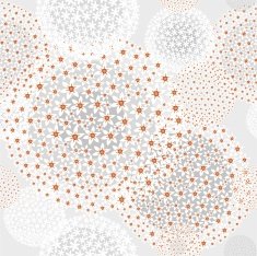 Winter flowers - seamless pattern N2