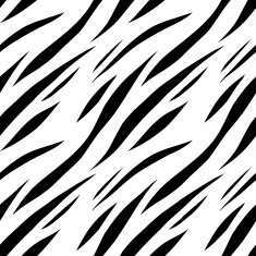 Abstract print animal seamless pattern in black and white N3