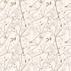 elegant floral seamless pattern over beige N3