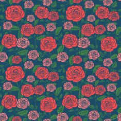 elegant seamless floral pattern with roses N2