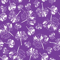 watercolor pattern of leaves handmade painted N2