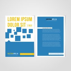 Flyer template back and front design N10