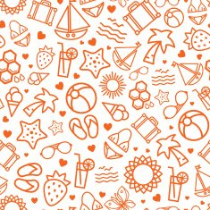 Seamless summer pattern N8