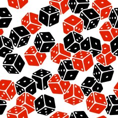 Gambling seamless pattern