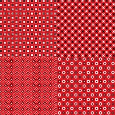 Red Bandana Patterns