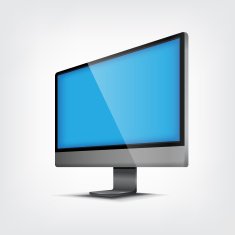 Computer Display Graphic Concept