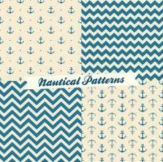 Nautical pattern set