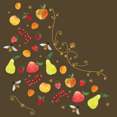 ornament based on fruits N5