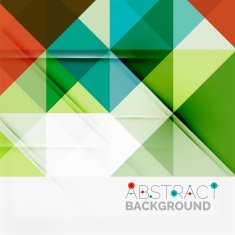 Abstract geometric background Modern overlapping triangles N5