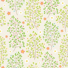 Seamless pattern with trees N11