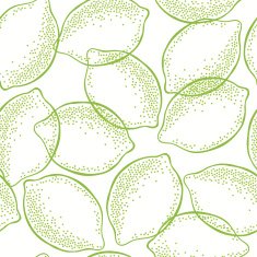 Seamless pattern with limes