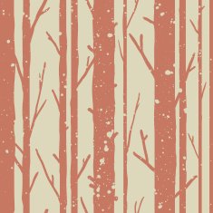 Trees seamless pattern