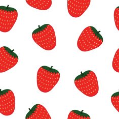 Strawberry seamless background