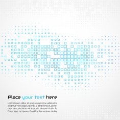 Abstract background with blue squares N2