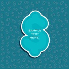 creative financial banner or brochure design